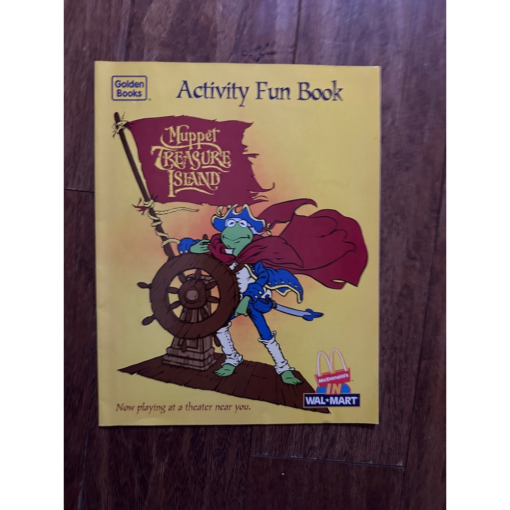 Golden Books‎ Muppet Treasure Island Activity Fun Book Walt Disney